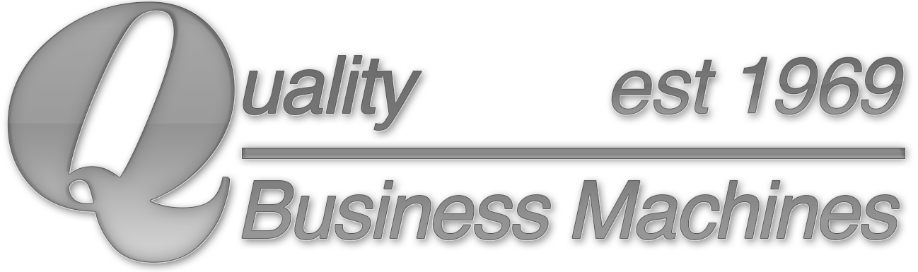 quality business machines logo